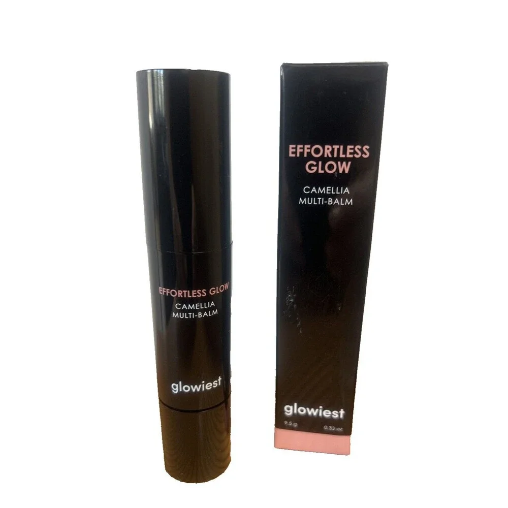 Glowiest EFFORTLESS GLOW CAMELLIA MULTI-BALM Pink Crush - Face, Eyes & Lips NIB